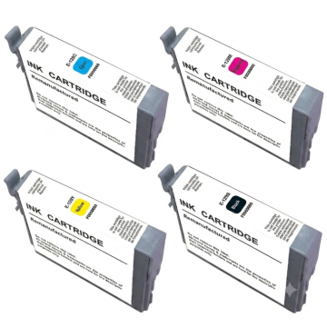 EPSON ECOPrinter 1295P1 | Pack de 4 cartouches ECOPrinter équivalent à Epson T1295  | Famille Epson T129x (Pomme) | 1 noir et 3 Couleurs individuelles | Pack Economique