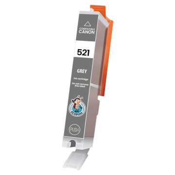 CANON ECOPrinter 521G | Cartouche ECOPrinter équivalent à Canon CLI-521 | Famille Canon PGI-520 / CLI-521 | Gris (G) | 1'395 pages