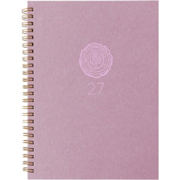 BIELLA 808592400027U | Agenda Dispo Term | 2027 | 1S/2P rose | 14.5x20.5cm