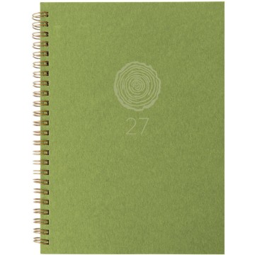 BIELLA 858692310027U | Agenda Memento Natural | 2027 | 1S/2P vertclair | 10.1x14.2cm