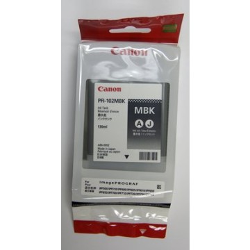 CANON PFI-102MBK | Cartouche d'encre | IPF 700 | Mat noir | 130ml