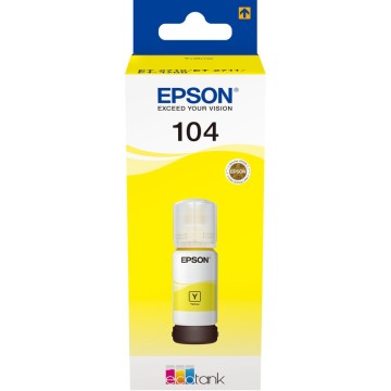 EPSON T00P440 | Bouteille d'encre 104 | EcoTank ET-2710 | Jaune (Y) | 7'500 pages