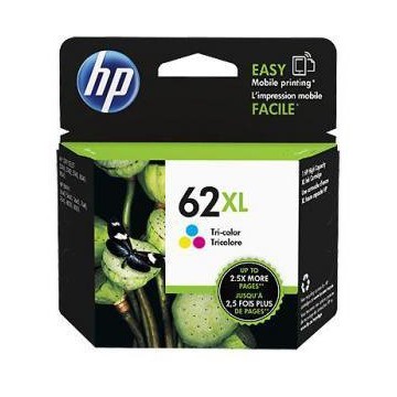 HP C2P07AE | Cartouche d'encre 62XL | Envy 5640 e-AiO | 3 Couleurs (3C) | 415 pages