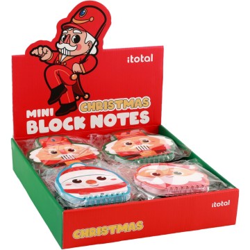 I-TOTAL XL2050C | Mini bloc-notes | 11x11.7cm | Xmas, assorti