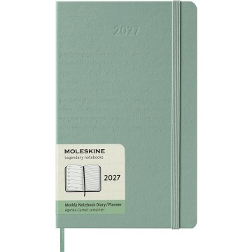 MOLESKINE 8056999279165 | Agenda Classic Large | 2027 | 1S/1P vert sauge HC | 13x21cm