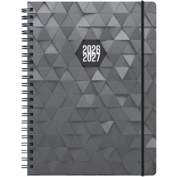 PELIKAN 400210734 | Agenda Scol. Geometric | 26/27 | 1S/2P | 15.5x19.9cm