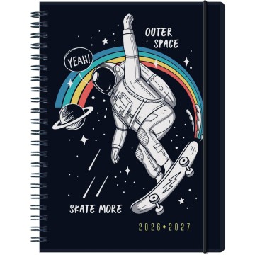 PELIKAN 400210735 | Agenda Scolaire Space | 26/27 | 1S/2P | 15.5x19.9cm