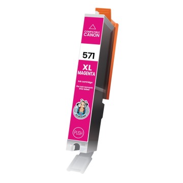 CANON ECOPrinter 571M | Cartouche ECOPrinter équivalent à Canon CLI-571 XL   | Famille Canon PGI-570 / CLI-571 | Magenta (M) | 800 pages