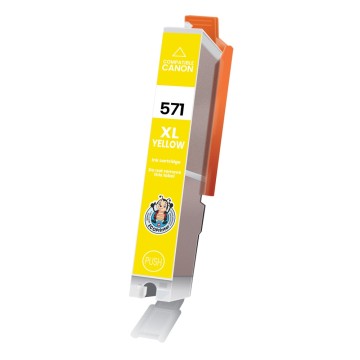 CANON ECOPrinter 571Y | Cartouche ECOPrinter équivalent à Canon CLI-571 XL   | Famille Canon PGI-570 / CLI-571 | Jaune (Y) | 800 pages
