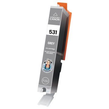 CANON ECOPrinter 531GY | Cartouche ECOPrinter équivalent à Canon CLI-531 | Famille Canon PGI-530 / CLI-531 | Gris (G) | 12.2ml