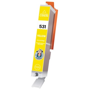 CANON ECOPrinter 531Y | Cartouche ECOPrinter équivalent à Canon CLI-531   | Famille Canon PGI-530 / CLI-531 | Jaune (Y) | 12.2ml