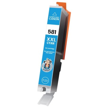 CANON ECOPrinter 581C | Cartouche ECOPrinter équivalent à Canon CLI-581 XXL   | Famille Canon PGI-580 / CL-581 | Cyan (C) | 850 pages