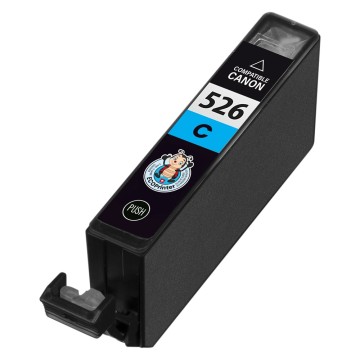 CANON ECOPrinter 526C | Cartouche ECOPrinter équivalent à Canon CLI-526   | Famille Canon PGI-525/ CLI-526 | Cyan (C) | 500 pages