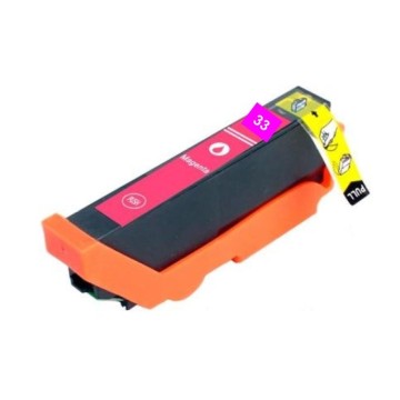EPSON ECOPrinter 33M | Cartouche ECOPrinter équivalent à Epson 33 XL   | Famille Epson 33 (Orange) | Magenta (M) | 650 pages