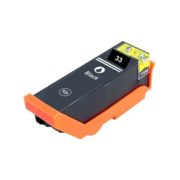 EPSON ECOPrinter 33BK | Cartouche ECOPrinter équivalent à Epson 33 XL   | Famille Epson 33 (Orange) | Noir (BK) | 530 pages