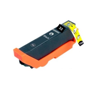 EPSON ECOPrinter 33PBK | Cartouche ECOPrinter équivalent à Epson 33XL | Famille Epson 33 (Orange) | Photo Noir (PBK) | 400 pages