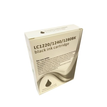 BROTHER ECOPrinter 1240BK | Cartouche ECOPrinter équivalent à Brother LC-1240 - LC-1280  | Famille Brother LC-1240-1280 | Noir (BK) | 1'200 pages