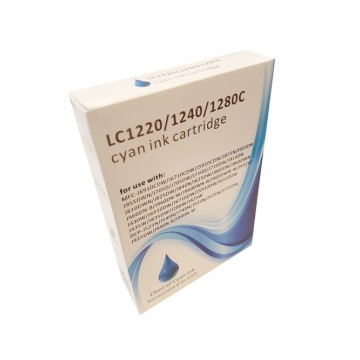 BROTHER ECOPrinter 1240C | Cartouche ECOPrinter équivalent à Brother LC-1240 - LC-1280  | Famille Brother LC-1240-1280 | Cyan (C) | 1'200 pages
