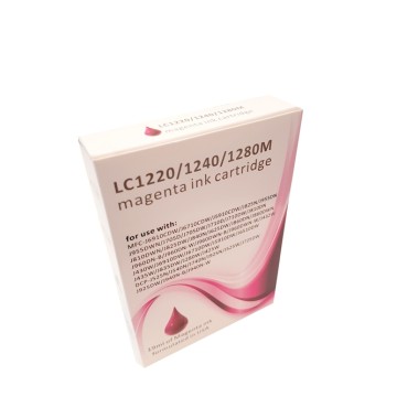 BROTHER ECOPrinter 1240M | Cartouche ECOPrinter équivalent à Brother LC-1240 - LC-1280  | Famille Brother LC-1240-1280 | Magenta (M) | 1'200 pages