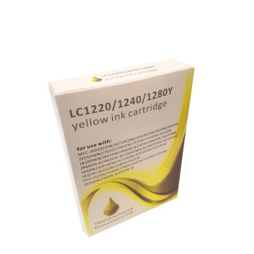 BROTHER ECOPrinter 1240Y | Cartouche ECOPrinter équivalent à Brother LC-1240 - LC-1280  | Famille Brother LC-1240-1280 | Jaune (Y) | 1'200 pages
