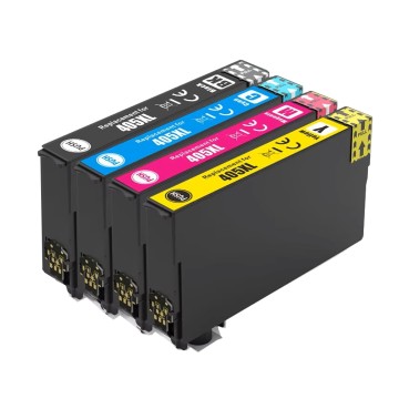 EPSON ECOPrinter 405P1 | Pack de 4 cartouches ECOPrinter équivalent à Epson 405 XL  | 1 noir et 3 Couleurs individuelles | 1'100/1'100 pages