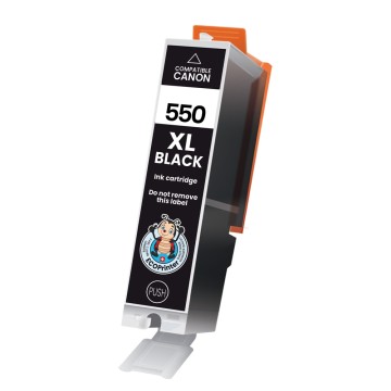CANON ECOPrinter 550BK | Cartouche ECOPrinter équivalent à Canon PGI-550 XL   | Famille Canon PGI-550 / CL-551 | Noir (BK) | 500 pages
