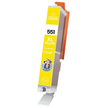 CANON ECOPrinter 551Y | Cartouche ECOPrinter équivalent à Canon CLI-551 XL   | Famille Canon PGI-550 / CL-551 | Jaune (Y) | 695 pages